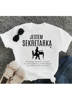 koszulka dla sekretarki, prezent dla sekretarki ze sklepu Time For Fashion w kategorii Bluzki damskie - zdjęcie 164921573