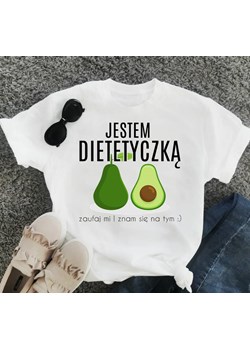 koszulka dla dietetyczki, prezent dla dietetyczki ze sklepu Time For Fashion w kategorii Bluzki damskie - zdjęcie 164921574