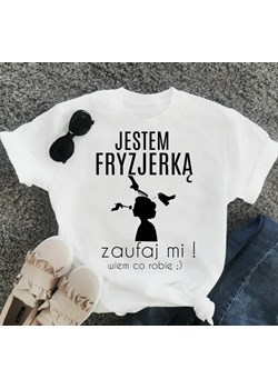 koszulka dla fryzkerki ze sklepu Time For Fashion w kategorii Bluzki damskie - zdjęcie 164921581