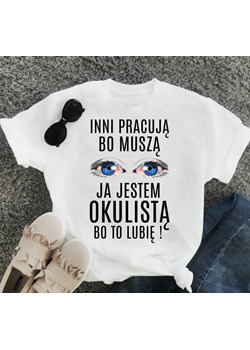 koszulka dla okulistki ze sklepu Time For Fashion w kategorii Bluzki damskie - zdjęcie 164921803