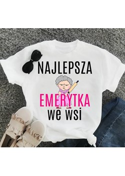 koszulka dla emerytki ze sklepu Time For Fashion w kategorii Bluzki damskie - zdjęcie 164921854