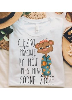 koszulka dla psiary, koszulka dla miłośniczki psów ze sklepu Time For Fashion w kategorii Bluzki damskie - zdjęcie 164921940