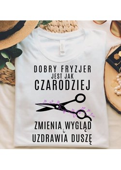 koszulka dla fryzjerki ze sklepu Time For Fashion w kategorii Bluzki damskie - zdjęcie 164921943