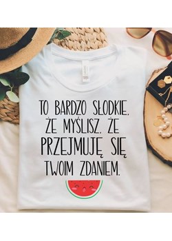 koszulka dla pewnej siebie kobiety ze sklepu Time For Fashion w kategorii Bluzki damskie - zdjęcie 164921950