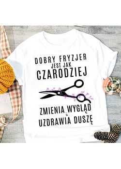 koszulka dla fryzjerki ze sklepu Time For Fashion w kategorii Bluzki damskie - zdjęcie 164922022