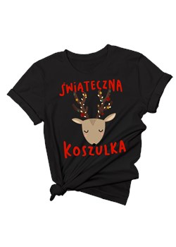 świąteczna damska koszulka ze sklepu Time For Fashion w kategorii Bluzki damskie - zdjęcie 164922093