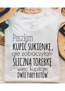 AA KOSZULKA DAMSKA ŚMIESZNA ze sklepu Time For Fashion w kategorii Bluzki damskie - zdjęcie 164922163