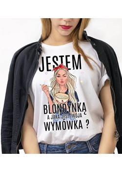 KOSZULKA DLA BLONDYNKI NA PROZENT ze sklepu Time For Fashion w kategorii Bluzki damskie - zdjęcie 164922210