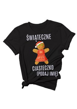 koszulka świąteczne ciastko - damska z imieniem ze sklepu Time For Fashion w kategorii Bluzki damskie - zdjęcie 164922244