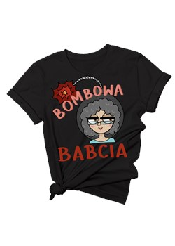 koszulka dla babci na dzień babci bombowa babcia ze sklepu Time For Fashion w kategorii Bluzki damskie - zdjęcie 164922302