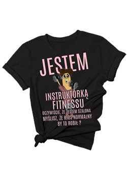 koszulka dla instruktorki fitnessu ze sklepu Time For Fashion w kategorii Bluzki damskie - zdjęcie 164922350