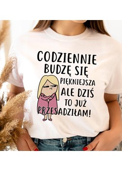 koszulka damska dla blondynki ze sklepu Time For Fashion w kategorii Bluzki damskie - zdjęcie 164922474