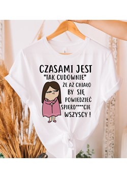 śmieszna damska koszulka ze sklepu Time For Fashion w kategorii Bluzki damskie - zdjęcie 164922480