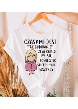 śmieszna damska koszulka ze sklepu Time For Fashion w kategorii Bluzki damskie - zdjęcie 164922481