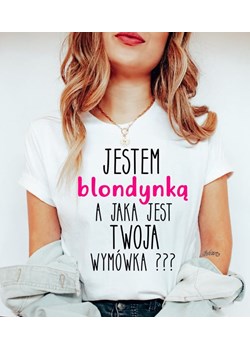 koszulka dla blondynki ze sklepu Time For Fashion w kategorii Bluzki damskie - zdjęcie 164922563