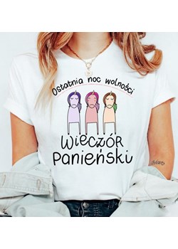 koszulka na wieczór panieński - ostatnia noc wolności ze sklepu Time For Fashion w kategorii Bluzki damskie - zdjęcie 164922592