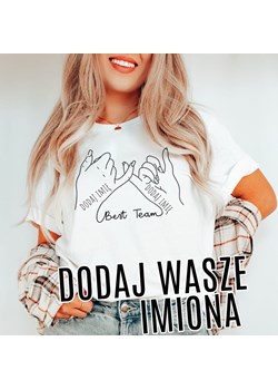 koszulka dla przyjaciółki best team - dodaj wasze imiona ze sklepu Time For Fashion w kategorii Bluzki damskie - zdjęcie 164922711