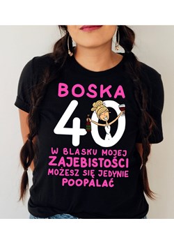 koszulka na 40, koszulka na czterdziestkę w blasku mojej ze sklepu Time For Fashion w kategorii Bluzki damskie - zdjęcie 164922803