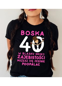 koszulka na 40, koszulka na czterdziestkę w blasku mojej ze sklepu Time For Fashion w kategorii Bluzki damskie - zdjęcie 164922804