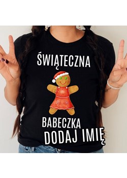 Świąteczna babeczka - koszulka z imieniem na święta ze sklepu Time For Fashion w kategorii Bluzki damskie - zdjęcie 164922834