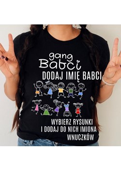 koszulka gang babci dla babci - dodaj imiona wnuczków ze sklepu Time For Fashion w kategorii Bluzki damskie - zdjęcie 164922854