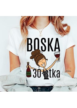 KOSZULKA BOSKA 30 NA URODZINY BRUNETKA ze sklepu Time For Fashion w kategorii Bluzki damskie - zdjęcie 164922894