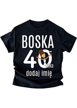 damska koszulka na 40 - z imieniem dla brunetki ze sklepu Time For Fashion w kategorii Bluzki damskie - zdjęcie 164922953