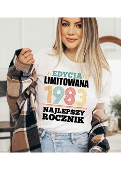 damska koszulka na 40 edycja limitowana najlepszy rocznik ze sklepu Time For Fashion w kategorii Bluzki damskie - zdjęcie 164922973