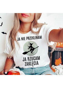 koszulka dla koleżanki na prezent ja nie przeklinam ze sklepu Time For Fashion w kategorii Bluzki damskie - zdjęcie 164923032