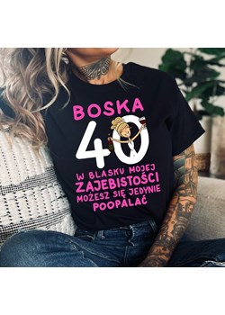 koszulka damska na 40-stke boska 40 blondynka ze sklepu Time For Fashion w kategorii Bluzki damskie - zdjęcie 164923061