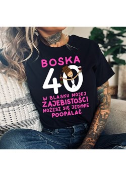 koszulka damska na 40-stke boska 40 brunetka ze sklepu Time For Fashion w kategorii Bluzki damskie - zdjęcie 164923062