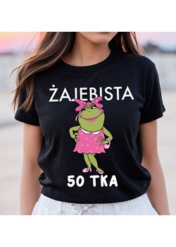 Koszulka na 50 urodziny - żajebista 50 ze sklepu Time For Fashion w kategorii Bluzki damskie - zdjęcie 164923072