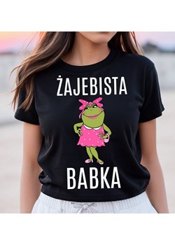 KOSZULKA NA PREZENT DLA KOLEŻANKI ŻAJEBISTA BABKA ze sklepu Time For Fashion w kategorii Bluzki damskie - zdjęcie 164923073