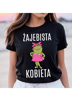 KOSZULKA NA PREZENT DLA KOLEŻANKI ŻAJEBISTA KOBIETA ze sklepu Time For Fashion w kategorii Bluzki damskie - zdjęcie 164923074