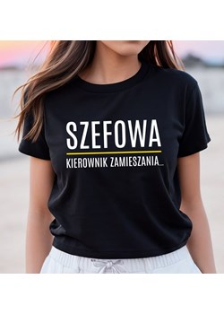 KOSZULKA szefowej kierownik zamieszania ze sklepu Time For Fashion w kategorii Bluzki damskie - zdjęcie 164923080