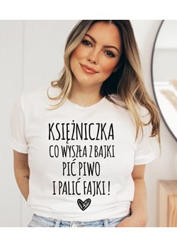 fajna damska koszulka ze sklepu Time For Fashion w kategorii Bluzki damskie - zdjęcie 164923223