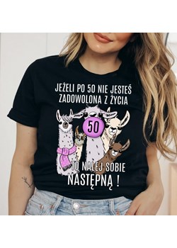 Koszulka na 50 urodziny - DAMSKA KOSZULKA NA 50 ze sklepu Time For Fashion w kategorii Bluzki damskie - zdjęcie 164923240