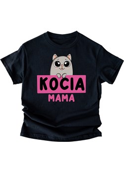 damska koszulka DLA KOCIARY - KOCIA MAMA ze sklepu Time For Fashion w kategorii Bluzki damskie - zdjęcie 164923251