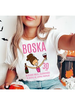 koszulka na 30 - dla brunetki ze sklepu Time For Fashion w kategorii Bluzki damskie - zdjęcie 164923280