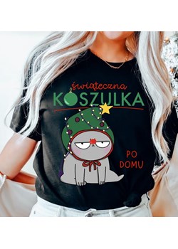 świąteczna damska koszulka ze sklepu Time For Fashion w kategorii Bluzki damskie - zdjęcie 164923353