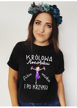 koszulka na areobik,koszulka dla trenerki tańca ze sklepu Time For Fashion w kategorii Bluzki damskie - zdjęcie 164923390