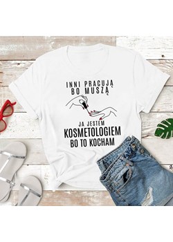 koszulka dla kosmetologa,kosmetolożki,kosmetyczki ze sklepu Time For Fashion w kategorii Bluzki damskie - zdjęcie 164923413