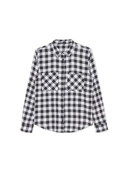 Cropp - Czarno-biała koszula w kratę - czarny ze sklepu Cropp w kategorii Koszule damskie - zdjęcie 164926740