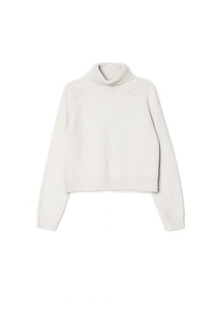 Cropp - Szary sweter z golfem - jasny szary ze sklepu Cropp w kategorii Swetry damskie - zdjęcie 164926743