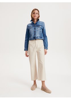 Reserved - Kurtka jeansowa - niebieski ze sklepu Reserved w kategorii Kurtki damskie - zdjęcie 164927472