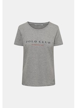 POLO CLUB T-shirt - Szary - Kobieta - L (L) ze sklepu Halfprice w kategorii Bluzki damskie - zdjęcie 164928322