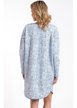 Bawełniana koszula nocna damska na długi rękaw Gracjela, Kolor niebieski-wzór, Rozmiar M, Italian Fashion - id: 178967 - marki Italian Fashion - 164932033 Bawełniana koszula nocna damska na długi rękaw Gracjela, Kolor niebieski-wzór, Rozmiar M, Italian Fashion ze sklepu Intymna w kategorii Koszule nocne - zdjęcie 164932033