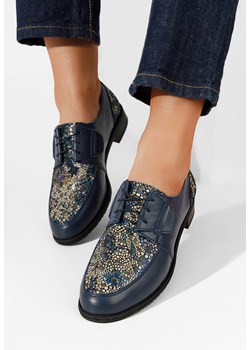 Wielokolorowy oxfordy damskie skórzane Vogue ze sklepu Zapatos w kategorii Półbuty damskie - zdjęcie 164932160