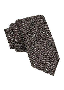 Wełniany Krawat - Alties - Kratka w Odcieniach Brązu KRALTS1001 ze sklepu JegoSzafa.pl w kategorii Krawaty - zdjęcie 164935780