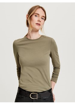 OPUS Koszulka &quot;Smilla&quot; w kolorze khaki ze sklepu Limango Polska w kategorii Bluzki damskie - zdjęcie 164938564